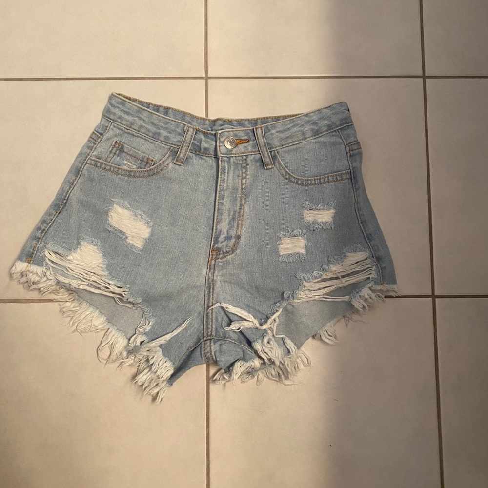 Blue Jean Shorts